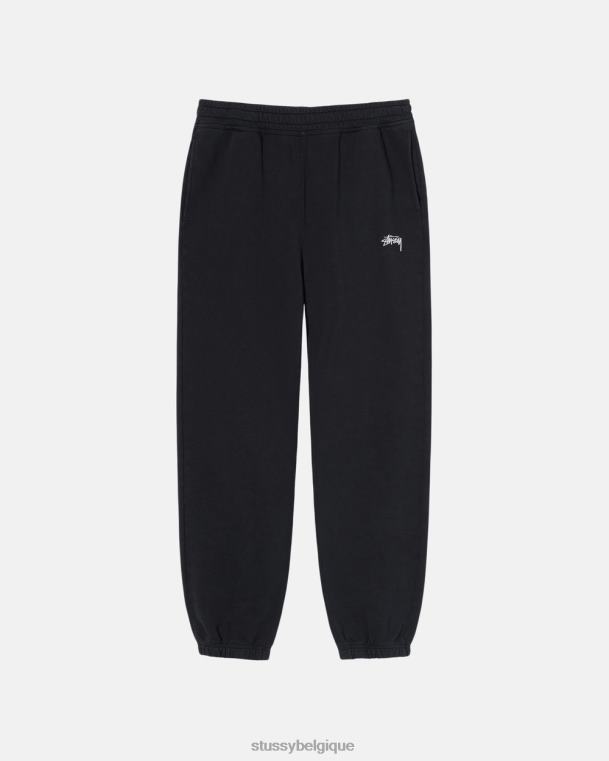 sueurs pantalon de jogging à logo surteint unisexe noir STUSSY V46H136