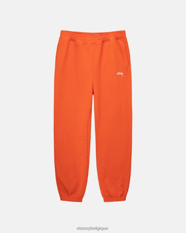 sueurs pantalon de jogging à logo surteint unisexe orange STUSSY V46H153