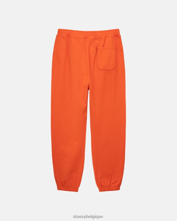sueurs pantalon de jogging à logo surteint unisexe orange STUSSY V46H153