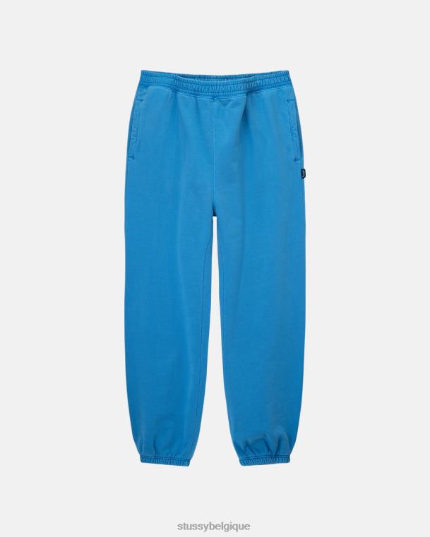 sueurs pantalon en molleton à teinture pigmentée unisexe bleu STUSSY V46H221