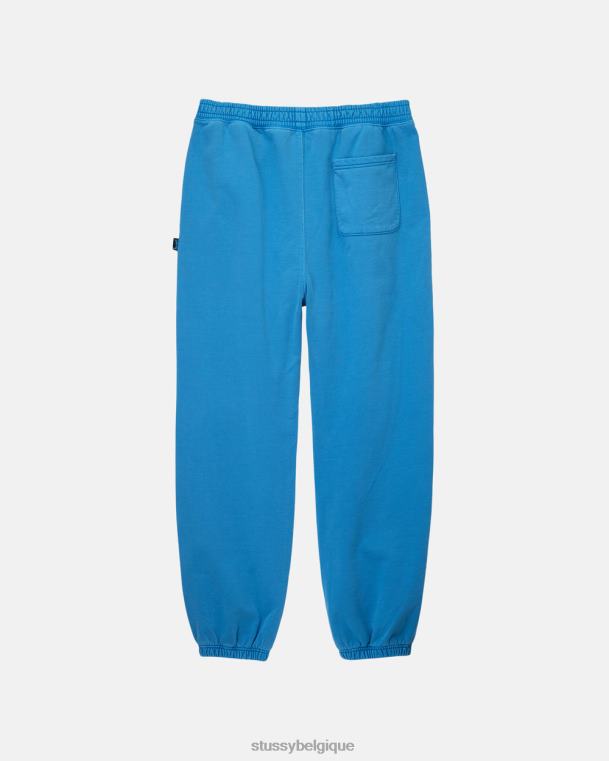 sueurs pantalon en molleton à teinture pigmentée unisexe bleu STUSSY V46H221