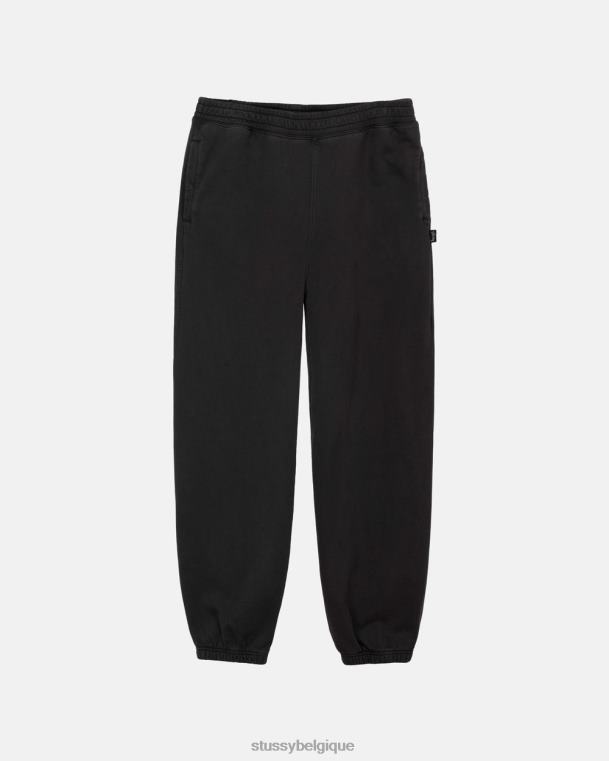 sueurs pantalon en molleton à teinture pigmentée unisexe noir STUSSY V46H230
