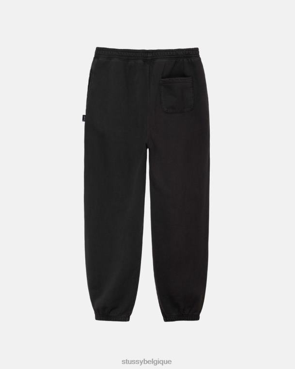 sueurs pantalon en molleton à teinture pigmentée unisexe noir STUSSY V46H230