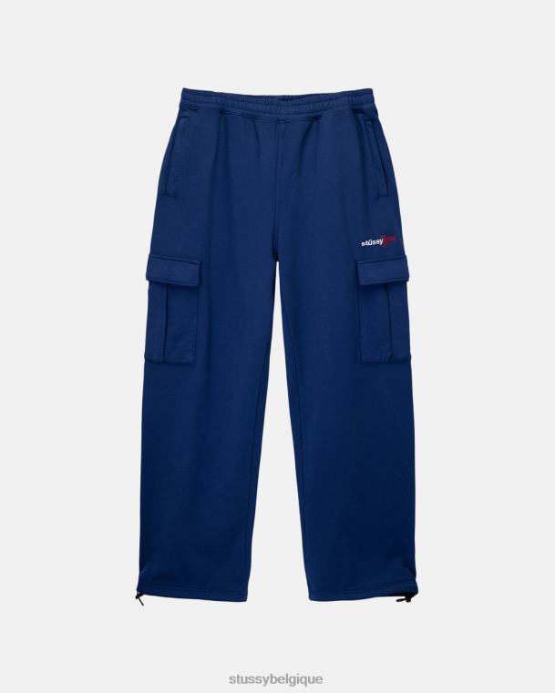 sueurs pantalon sport cargo en polaire unisexe bleu STUSSY V46H241