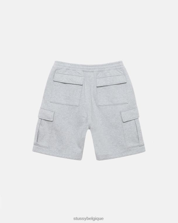 sueurs short cargo polaire sport unisexe gris chiné STUSSY V46H164