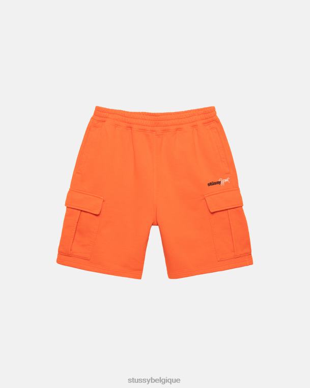 sueurs short cargo polaire sport unisexe orange STUSSY V46H165