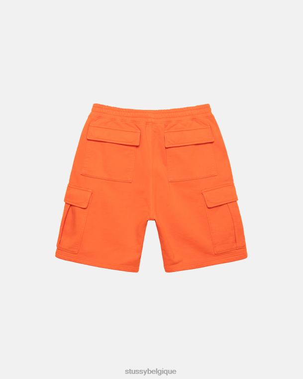 sueurs short cargo polaire sport unisexe orange STUSSY V46H165