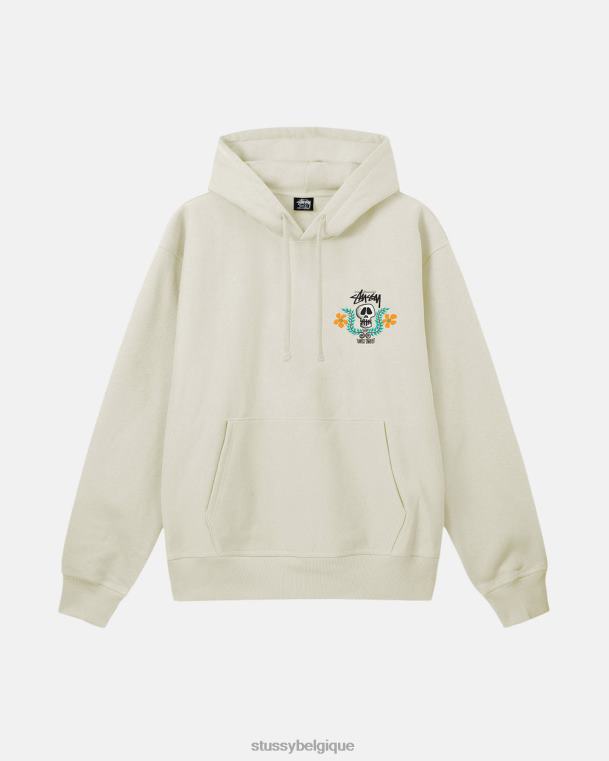 sueurs sweat à capuche avec écusson tête de mort unisexe calcul STUSSY V46H178