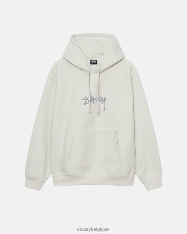 sueurs sweat à capuche à logo appliqué unisexe calcul STUSSY V46H206
