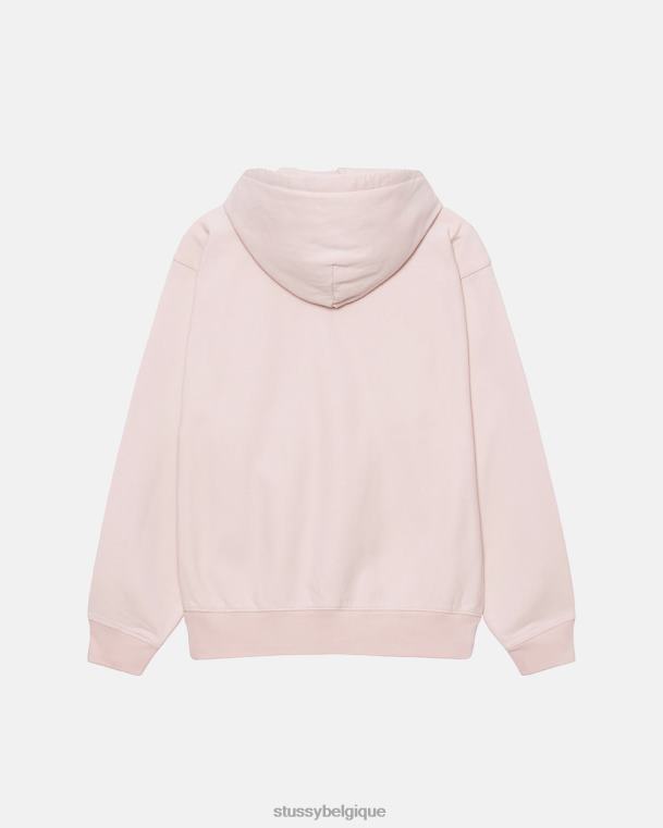 sueurs sweat à capuche à logo surteint unisexe lt. rose STUSSY V46H126