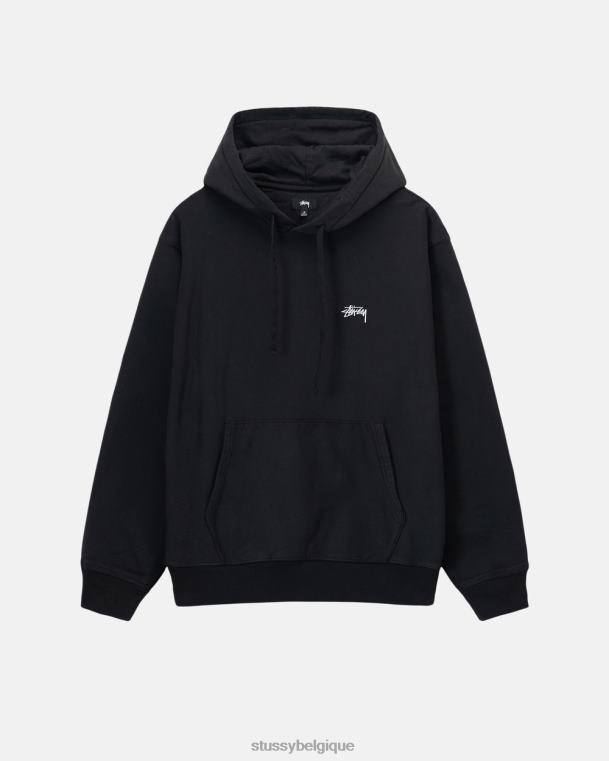 sueurs sweat à capuche à logo surteint unisexe noir STUSSY V46H133