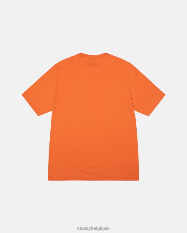 tees té de boîte de stock unisexe corail STUSSY V46H12