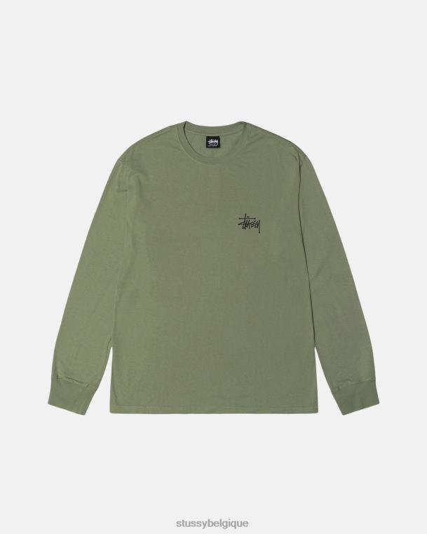 tees t-shirt basic pigment teint unisexe artichaut STUSSY V46H64