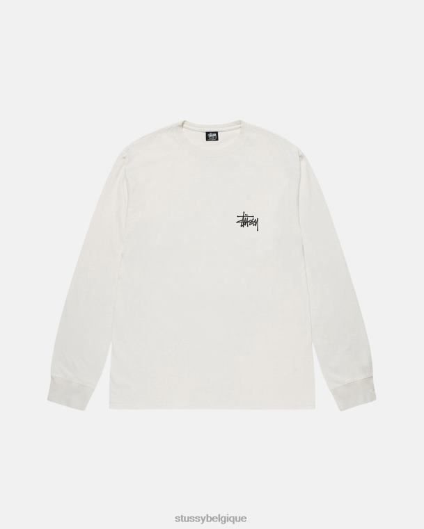 tees t-shirt basic pigment teint unisexe naturel STUSSY V46H63