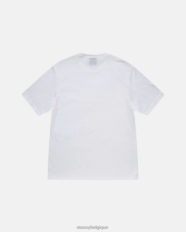 tees t-shirt coccinelle unisexe blanc STUSSY V46H17
