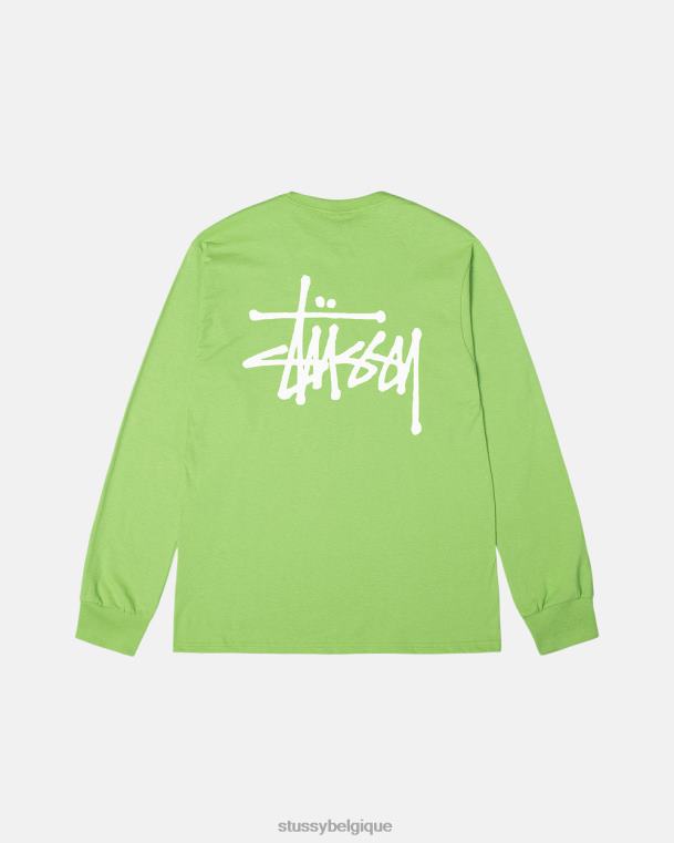 tees t-shirt de base ls unisexe thé STUSSY V46H60
