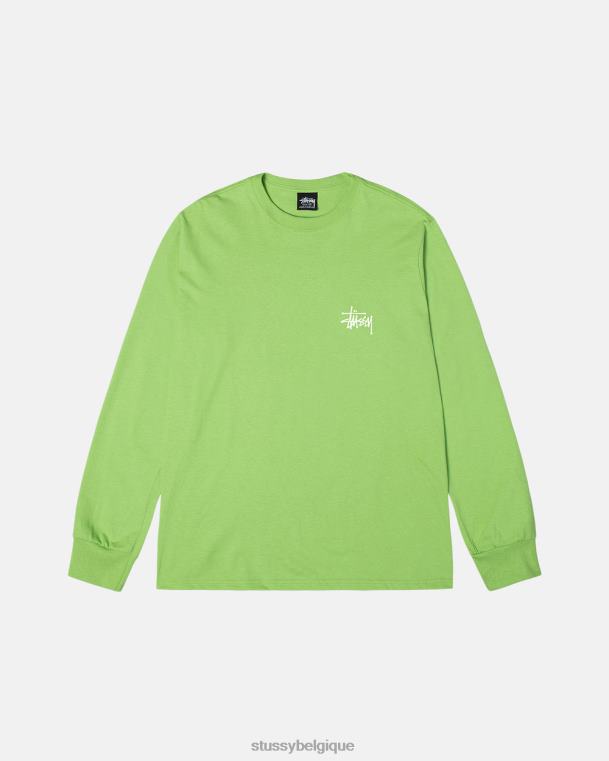 tees t-shirt de base ls unisexe thé STUSSY V46H60