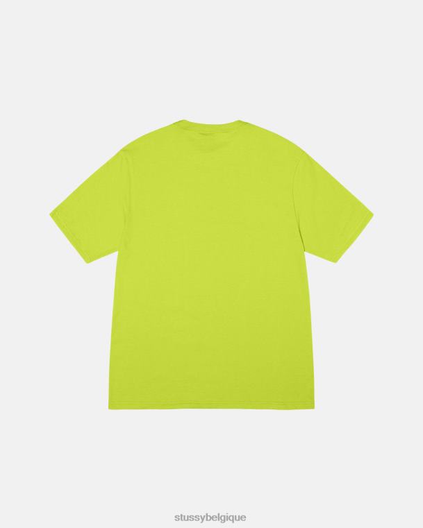 tees t-shirt de voiture de course unisexe citron vert STUSSY V46H22