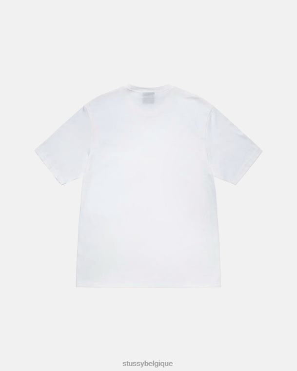 tees t-shirt sara unisexe blanc STUSSY V46H47