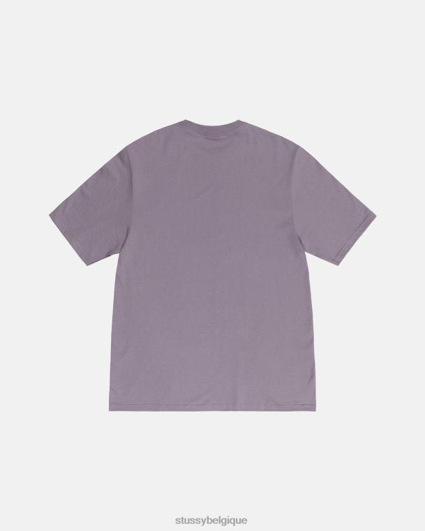 tees t-shirt sara unisexe mauve STUSSY V46H46