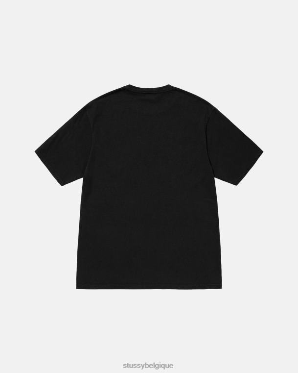 tees t-shirt sara unisexe noir STUSSY V46H45