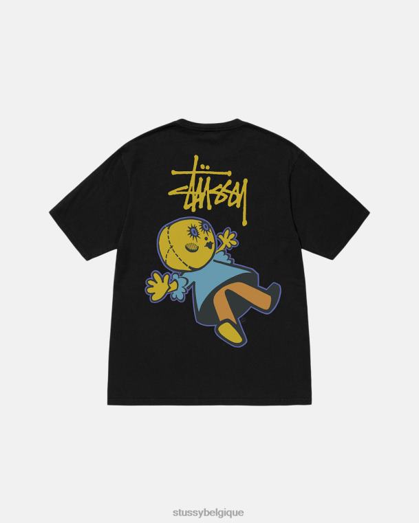 tees t-shirt teint en pigments dollie unisexe noir STUSSY V46H37