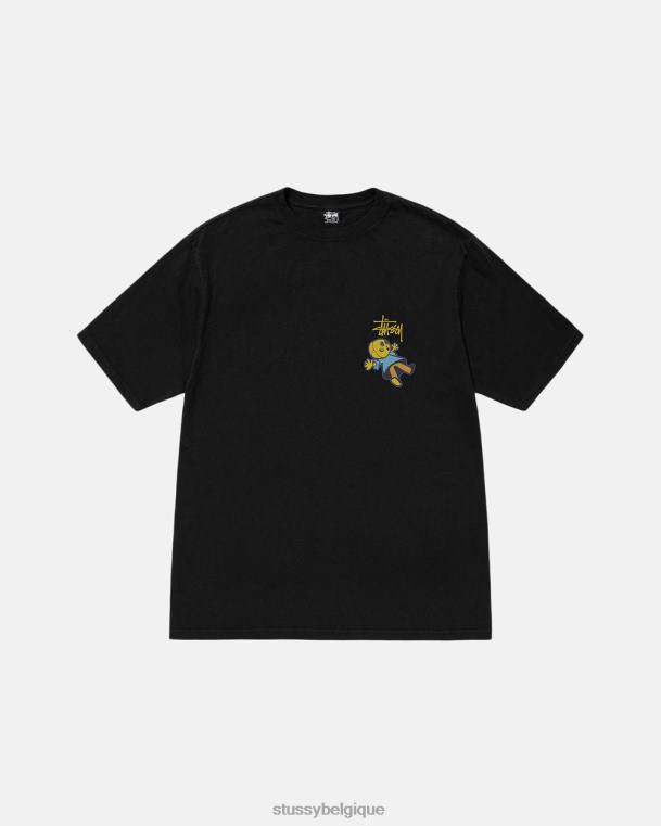 tees t-shirt teint en pigments dollie unisexe noir STUSSY V46H37