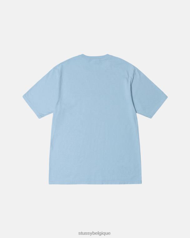 tees t-shirt teint pigmenté s64 unisexe bleu ciel STUSSY V46H44