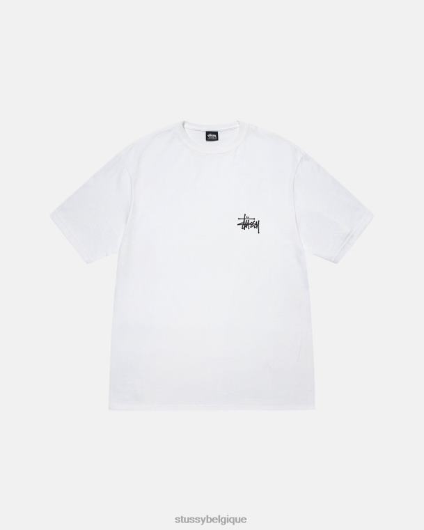 tees tee de base unisexe blanc STUSSY V46H2