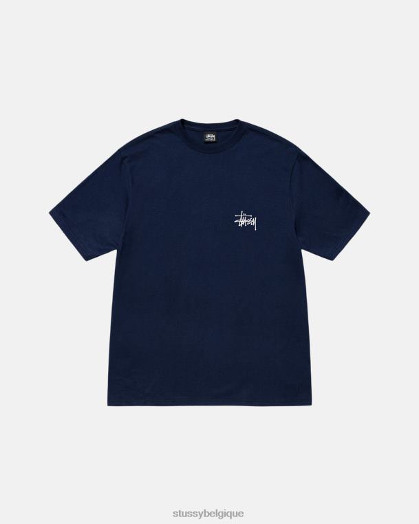 tees tee de base unisexe marine STUSSY V46H3