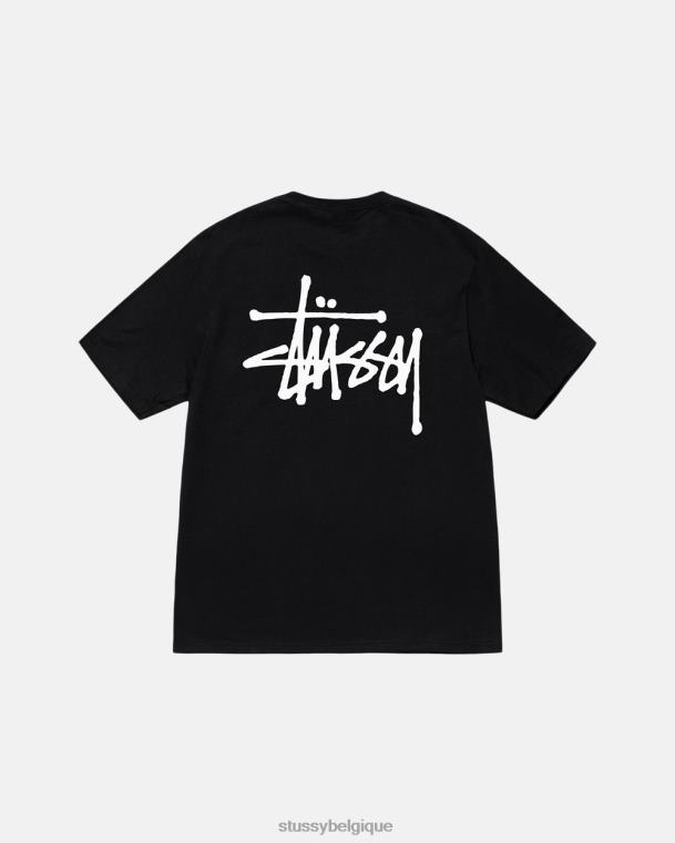 tees tee de base unisexe noir STUSSY V46H1