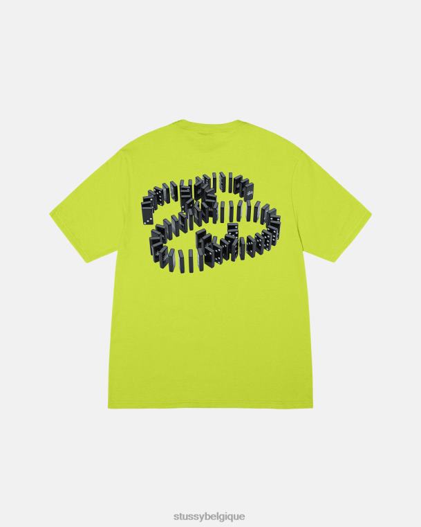 tees tee dominos unisexe citron vert STUSSY V46H8
