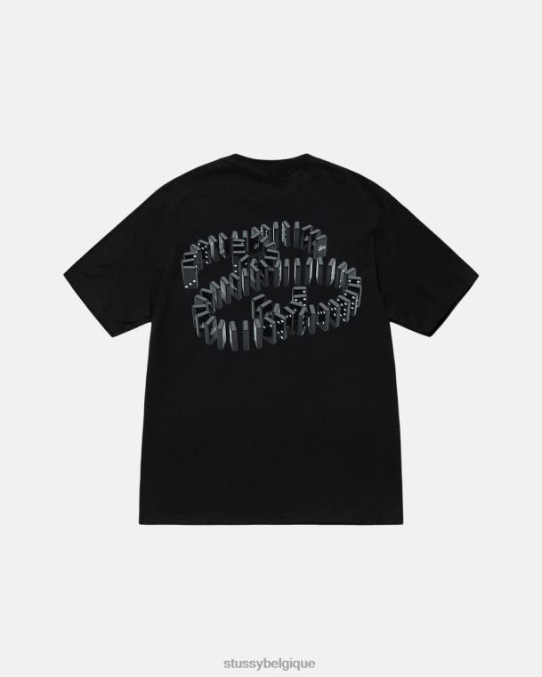 tees tee dominos unisexe noir STUSSY V46H6