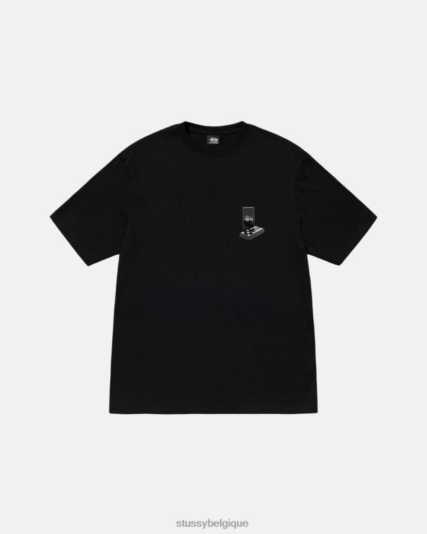 tees tee dominos unisexe noir STUSSY V46H6