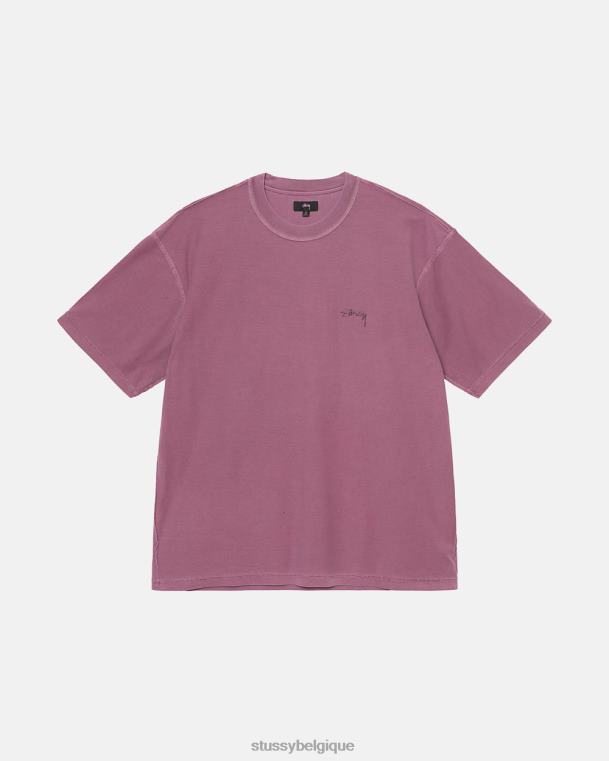 tees tee paresseux unisexe prune STUSSY V46H80