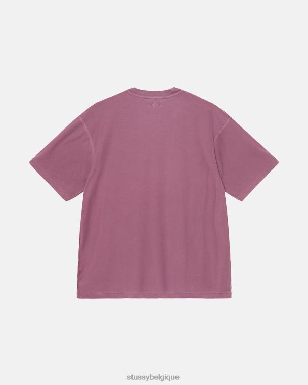 tees tee paresseux unisexe prune STUSSY V46H80