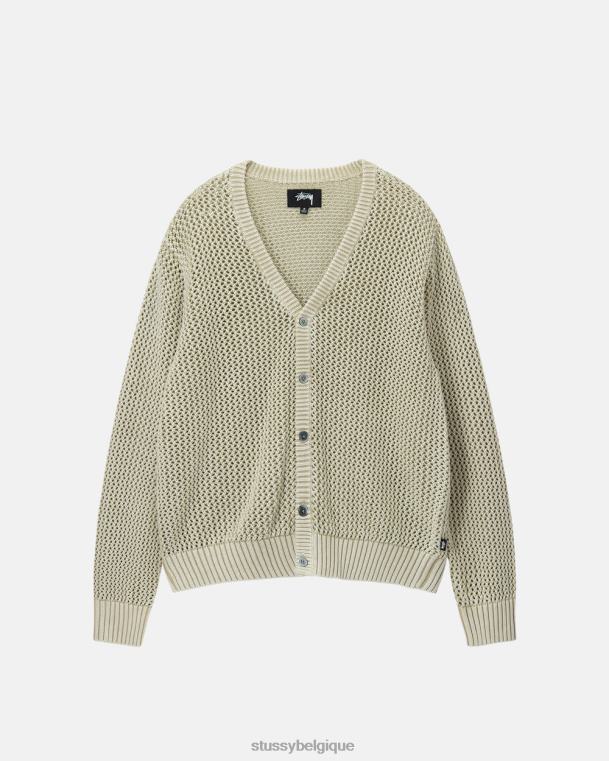tricots cardigan ample unisexe naturel STUSSY V46H257