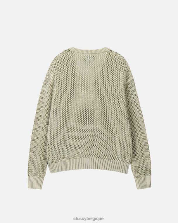 tricots cardigan ample unisexe naturel STUSSY V46H257