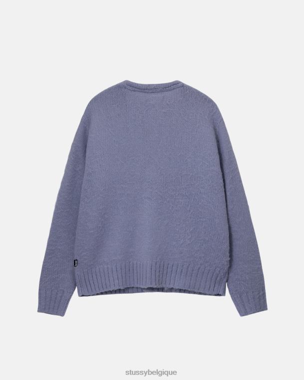 tricots cardigan brossé unisexe lavande STUSSY V46H261