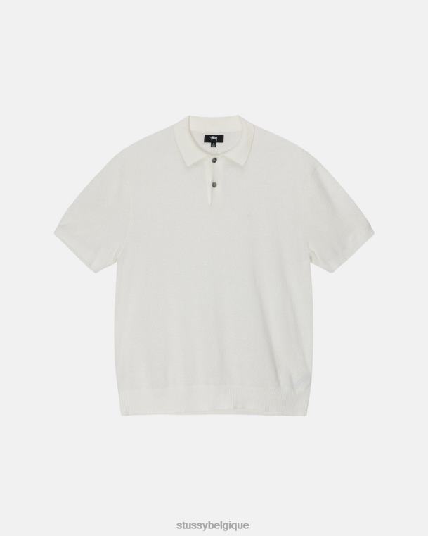 tricots pull polo ss texturé unisexe os STUSSY V46H249