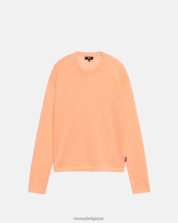 tricots pull sensible à la lumière unisexe orange STUSSY V46H247