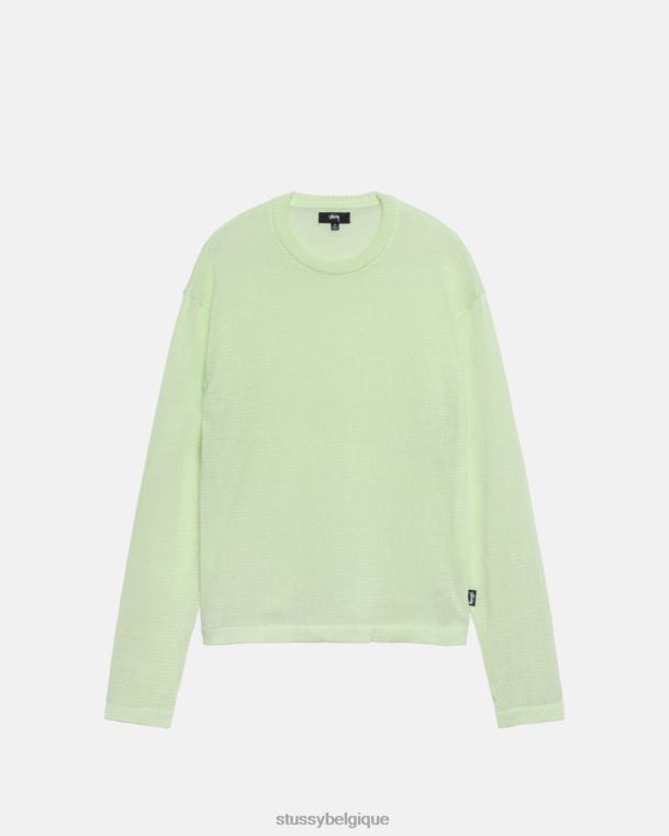 tricots pull sensible à la lumière unisexe vert STUSSY V46H248
