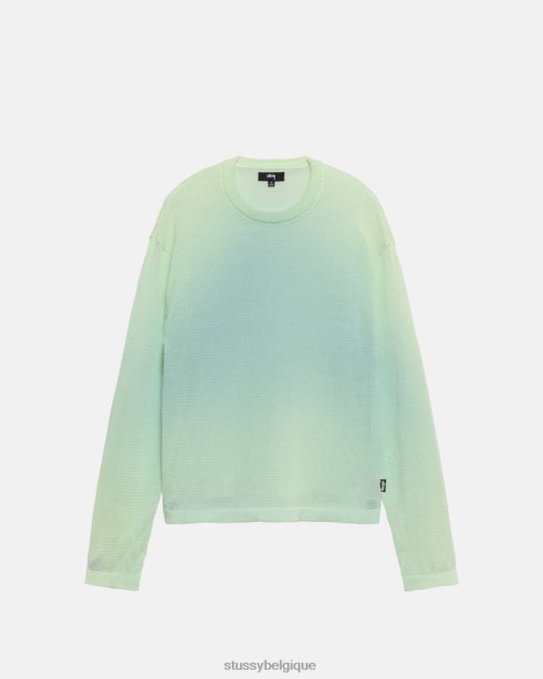 tricots pull sensible à la lumière unisexe vert STUSSY V46H248
