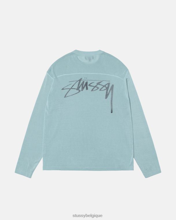 tricots équipe de football légère unisexe bleu clair STUSSY V46H252