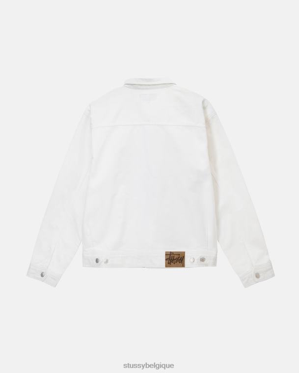 vêtements d'extérieur veste de travail zippée surteinte unisexe os STUSSY V46H348